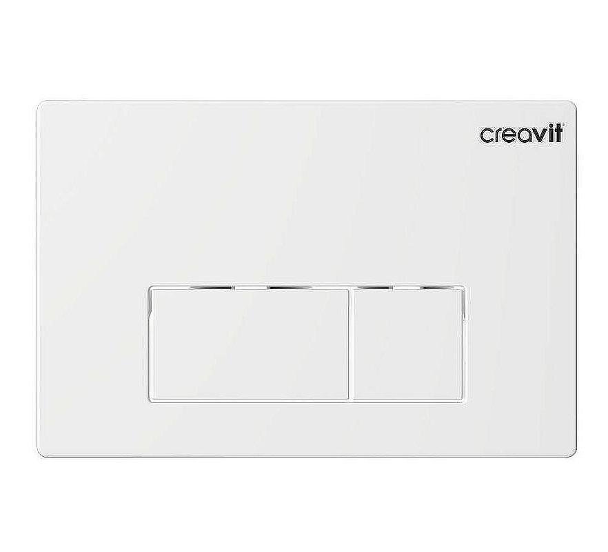 Изображение товара Клавиша смыва Creavit Arc GP8001.00, механическая, белая Изображение товара Клавиша смыва Creavit Arc GP8001.00, механическая, белая