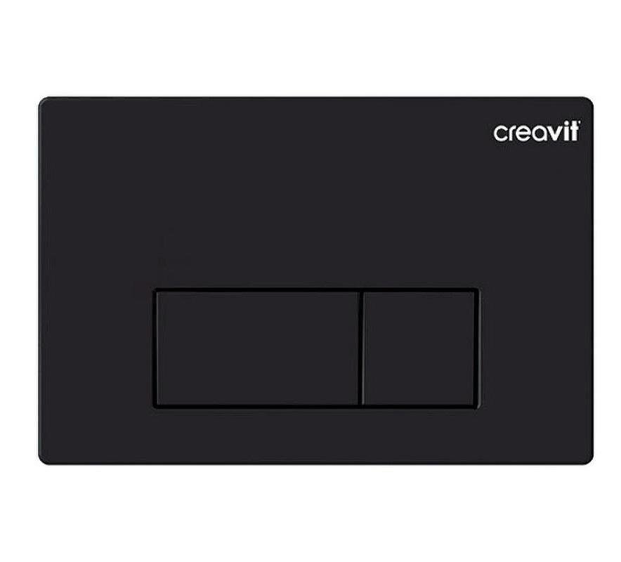 Изображение товара Creavit Arc GP8002.01 — механическая клавиша смыва, черная матовая