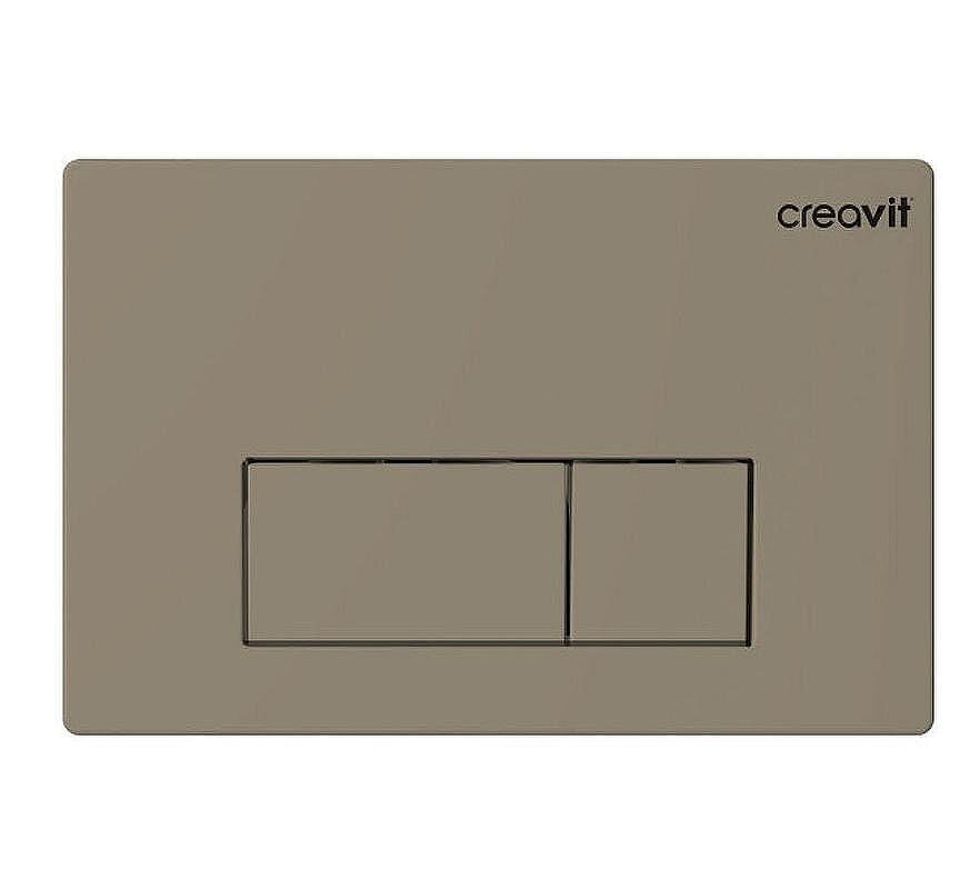 Изображение товара Клавиша смыва Creavit Arc GP8002.06, механическая, капучино Изображение товара Клавиша смыва Creavit Arc GP8002.06, механическая, капучино