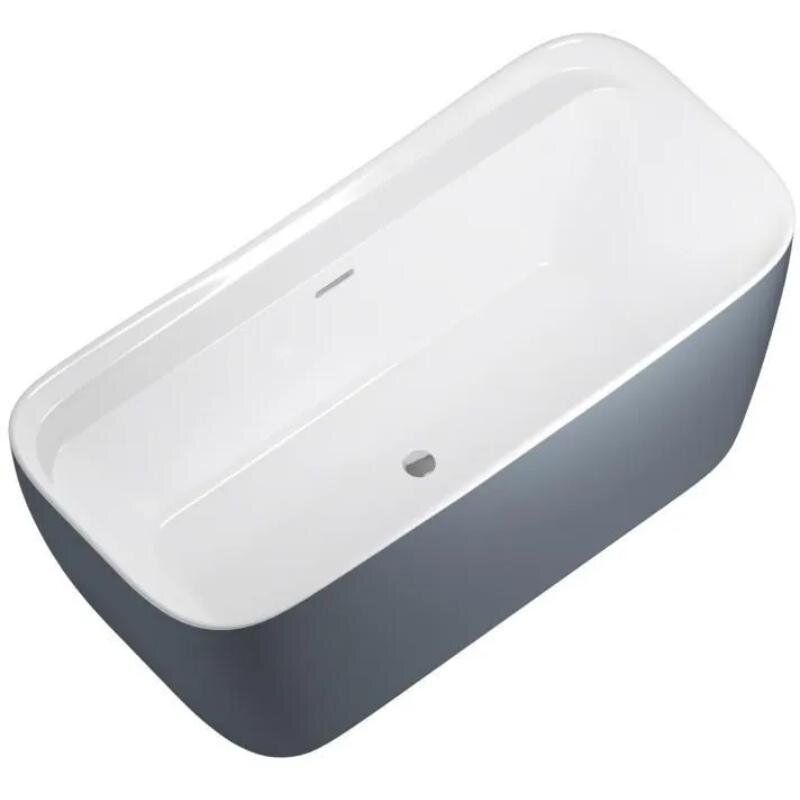 Изображение товара Ванна Allen Brau Infinity 2.21001.21/BGM 1700х800 мм слива-перелив матовый синий/белый Изображение товара Ванна Allen Brau Infinity 2.21001.21/BGM 1700х800 мм слива-перелив матовый синий/белый