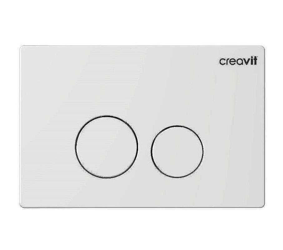 Изображение товара Creavit Terra GP9001. 00 - механическая клавиша смыва, белая, 24. 7 см Изображение товара Creavit Terra GP9001. 00 - механическая клавиша смыва, белая, 24. 7 см