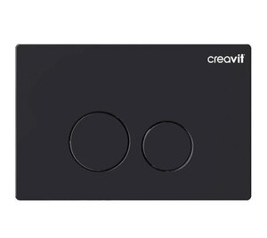 Изображение товара Клавиша смыва Creavit Terra GP9002.01, механическая, черная матовая