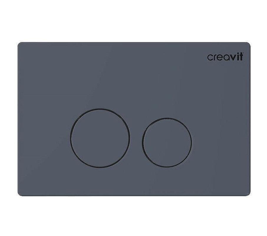 Изображение товара Клавиша смыва Creavit Terra GP9002.05, механическая, базальт