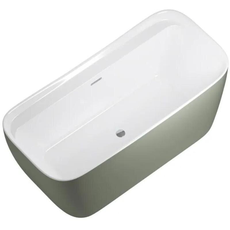 Изображение товара Ванна Allen Brau Infinity 2.21002.20/CGM 170x78 см, овальная, олива/белый