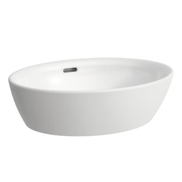 Изображение товара Раковина Laufen Pro 8. 1296. 4. 000. 109. 1 - угловая овальная, белая, фарфор