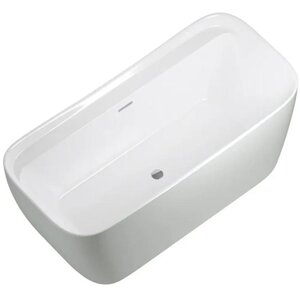 Изображение товара Ванна акриловая Allen Brau Infinity 2.21002.21/PWM, 170 х 78 см, слив-перелив, цвет папирус/белый матовый