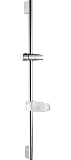 Изображение товара Душевая штанга Milardo 070 см с держателем и мыльницей хром