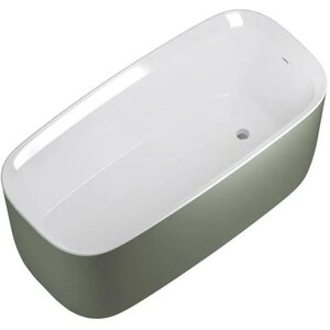 Изображение товара Ванна акриловая Allen Brau Infinity 2.21003.20/CGM, 170 х 78 см, слив-перелив, цвет олива/белый
