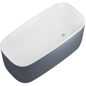 Изображение товара Ванна акриловая Allen Brau Infinity 2.21003.21/BGM, 170 х 78 см, слив-перелив, цвет синий матовый/белый матовый