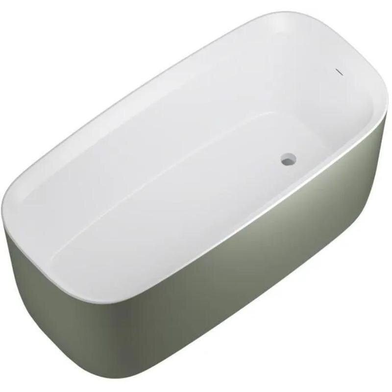 Изображение товара Ванна Allen Brau Infinity 2.21003.21/CGM 1700×780 мм, отделностоящая, зелёно-белый матовый