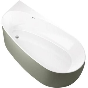 Изображение товара Ванна акриловая Allen Brau Priority 2.31002.20/CGM, 170 х 80 см, слив-перелив, цвет олива/белый