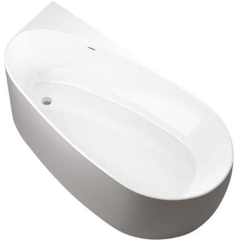 Изображение товара Ванна акриловая Allen Brau Priority 2.31002.20/PGM, 170 х 80 см, слив-перелив, цвет платина/белый