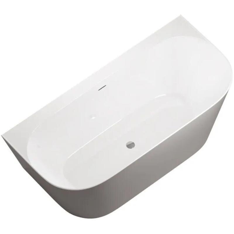 Изображение товара Ванна акриловая Allen Brau Priority 2.31003.20/PGM, 170 х 78 см, слив-перелив, цвет платина/белый