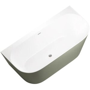 Изображение товара Ванна акриловая Allen Brau Priority 2.31003.21/CGM, 170 х 78 см, слив-перелив, цвет олива/белый матовый