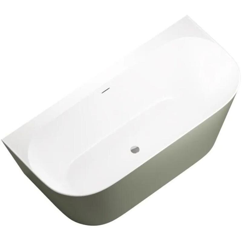 Изображение товара Ванна Allen Brau Priority 2.31003.21/CGM Непрозрачный матовый олива и белый 1700x780