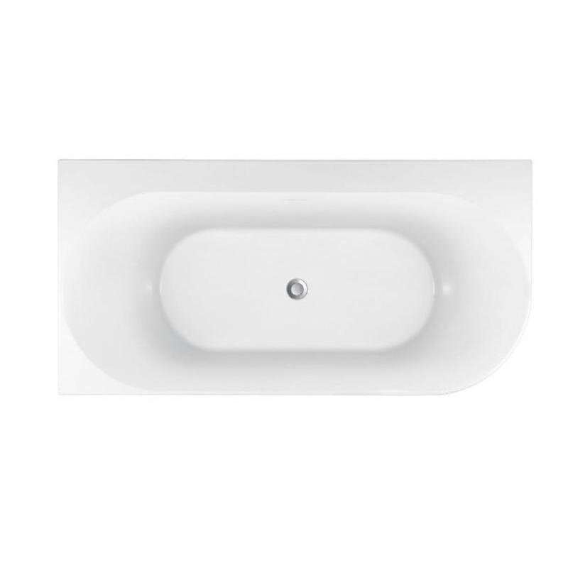 Изображение товара Ванна акриловая Allen Brau Priority 2.31004.20A/AM/2.31004.20B/AM, 170 х 78 см, слив-перелив, антрацит/белый, левая/правая