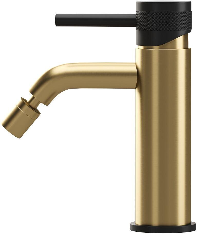 Изображение товара Смеситель Allen Brau Priority 5.31A04-GB31 для биде с донным клапаном, цвет золото/черный