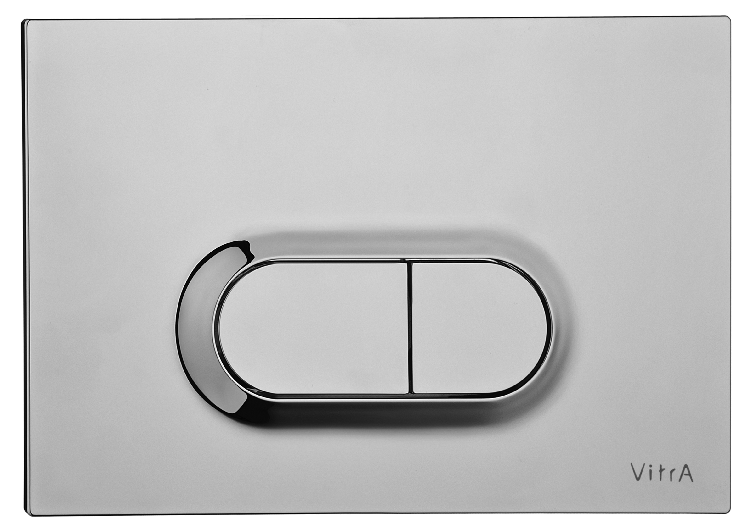 Изображение товара Клавиша смыва Vitra Loop O из нержавеющей стали для унитаза 3/6 л