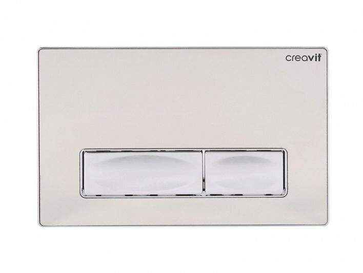 Изображение товара Creavit GP4004.00 — клавиша смыва, механическая, металлик, 24.7x1x16.3 см