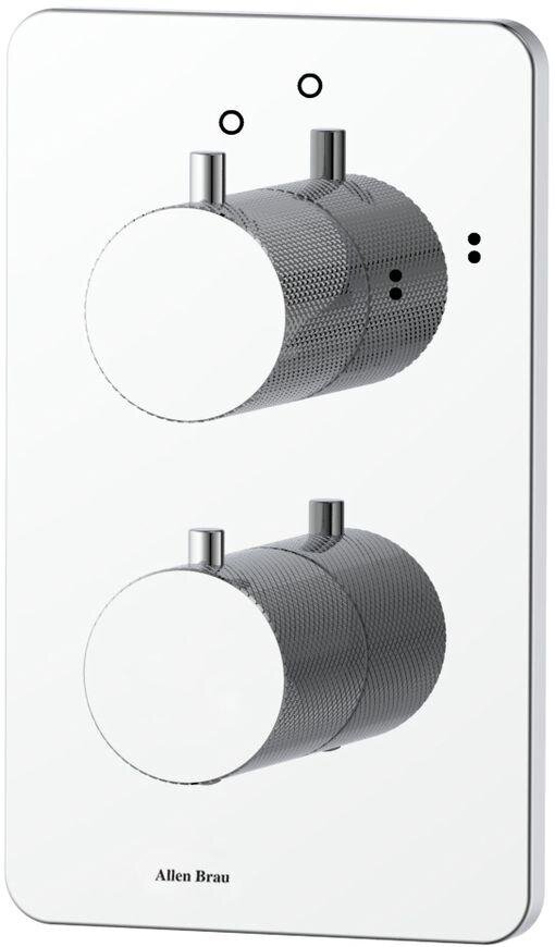 Изображение товара Смеситель Allen Brau Priority 5.3U123-00 для ванны и душа, термостатический, с внутренней частью, цвет хром