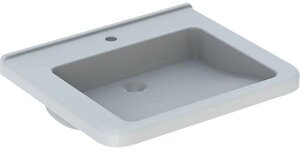 Изображение товара Раковина Geberit Renova Comfort Square 128667000, 65 см, фарфор, белая