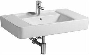 Изображение товара Раковина Geberit Renova Nr. 1 122185000, 85 см, керамика, белая