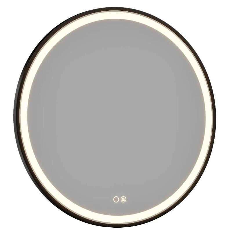 Изображение товара Зеркало Allen Brau Gravity 1.37002.BL, 80 см, с LED-подсветкой, с сенсорным выключателем, цвет черный