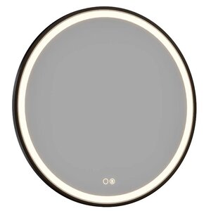 Изображение товара Зеркало Allen Brau Gravity 1.37002.BL, 80 см, с LED-подсветкой, с сенсорным выключателем, цвет черный Изображение товара Зеркало Allen Brau Gravity 1.37002.BL, 80 см, с LED-подсветкой, с сенсорным выключателем, цвет черный