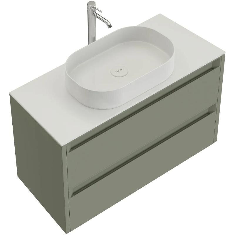 Изображение товара Тумба под раковину Allen Brau Fantasy 2.0 1.11001.CGM 2.0, 80 см, олива матовый