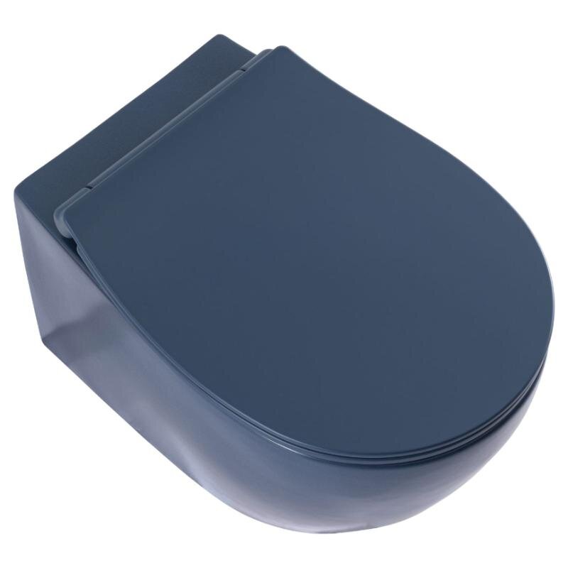 Изображение товара Подвесной унитаз Allen Brau Fantasy 4.11035.ID, смыв торнадо, цвет индиго