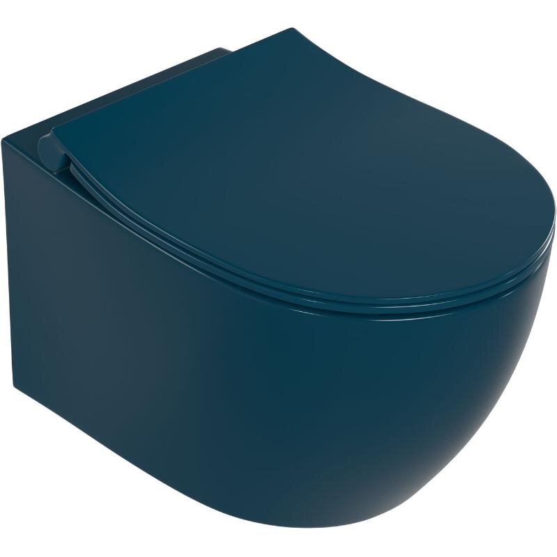 Изображение товара Подвесной унитаз Allen Brau Fantasy 4.11035.PT, смыв торнадо, сиденье микролифт, цвет петроль