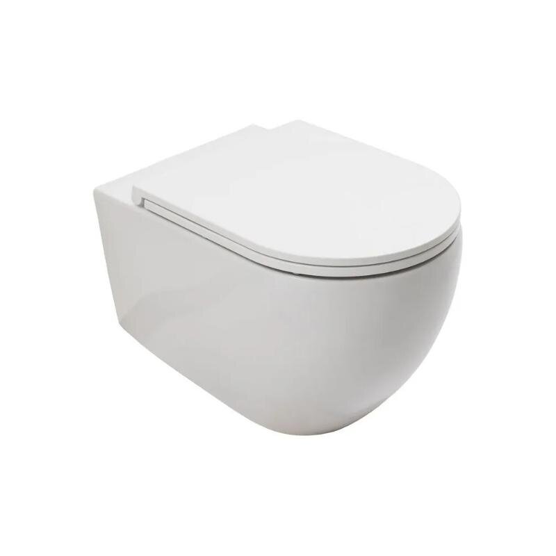 Изображение товара Подвесной унитаз Allen Brau Reality 4.32015.20, смыв торнадо, сиденье микролифт, цвет белый