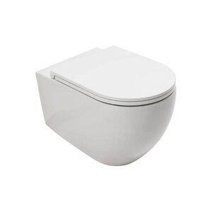 Изображение товара Подвесной унитаз Allen Brau Reality 4.32015.20, смыв торнадо, сиденье микролифт, цвет белый