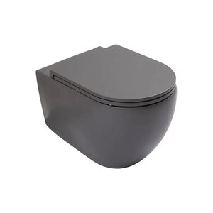Изображение товара Подвесной унитаз Allen Brau Reality 4.32015.AN, смыв торнадо, сиденье микролифт, цвет антрацит