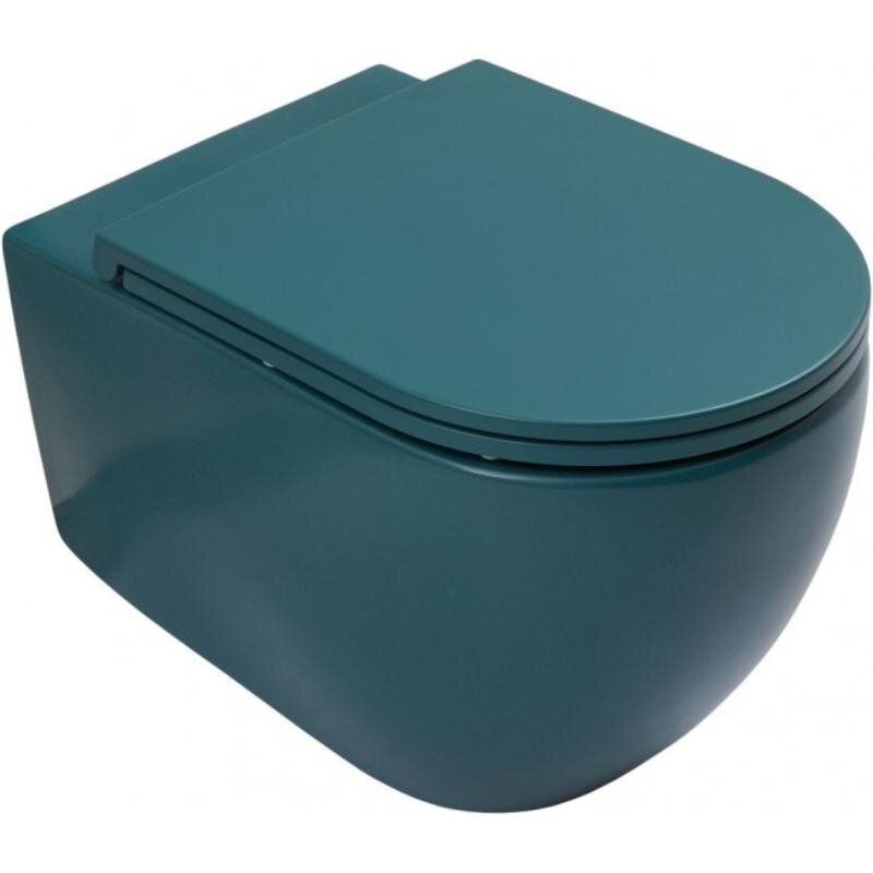 Изображение товара Подвесной унитаз Allen Brau Reality 4.32015.PT, смыв торнадо, цвет петроль