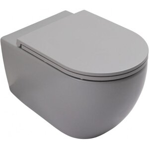 Изображение товара Подвесной унитаз Allen Brau Reality 4.32015.SG, смыв торнадо, сиденье микролифт, цвет серый матовый