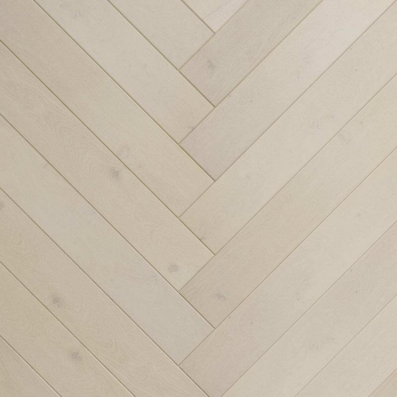 Изображение товара Инженерная доска AlixFloor Английская ёлка ALX1053HB, 10 x 60 см, Дуб кристально-белый