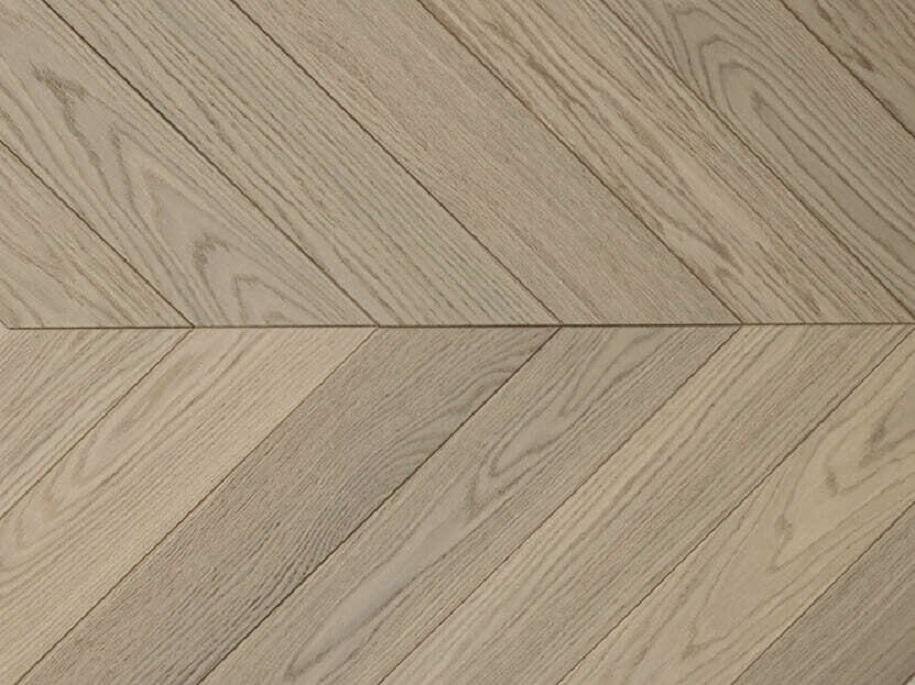 Изображение товара Инженерная доска AlixFloor Французская ёлка ALX1020CV, 10 x 60 см, Дуб светлый матовый