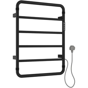 Изображение товара Полотенцесушитель электрический Allen Brau Priority 7.31000-31, ширина 48 см, высота 65 см, диммер справа, цвет черный electroplating
