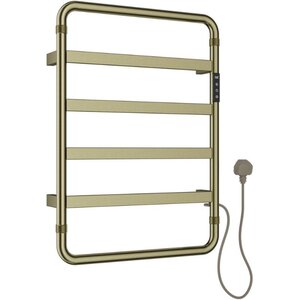 Изображение товара Полотенцесушитель электрический Allen Brau Priority 7.31001-GB, ширина 48 см, высота 66 см, диммер справа, цвет золото браш
