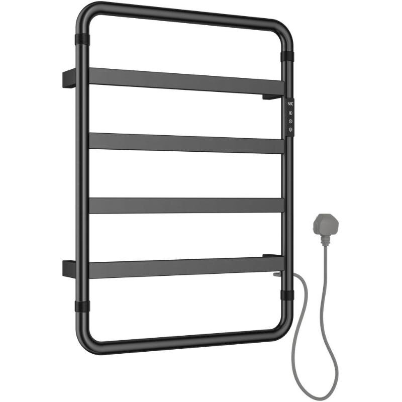 Изображение товара Полотенцесушитель электрический Allen Brau Priority 7.31001-GM, ширина 48 см, высота 66 см, диммер справа, цвет графит браш