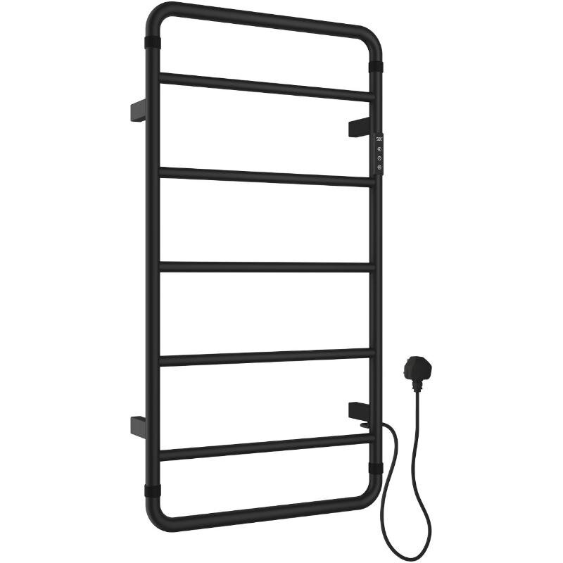 Изображение товара Полотенцесушитель электрический Allen Brau Priority 7.31002-31, ширина 48 см, высота 90 см, диммер справа, цвет черный матовый