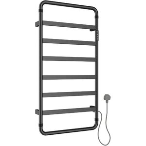 Изображение товара Полотенцесушитель электрический Allen Brau Priority 7.31003-GM, ширина 48 см, высота 92 см, диммер справа, цвет графит браш