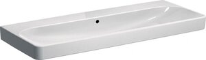 Изображение товара Раковина Geberit Smyle Square 500.225.01.1, 120 см, фарфор, белая