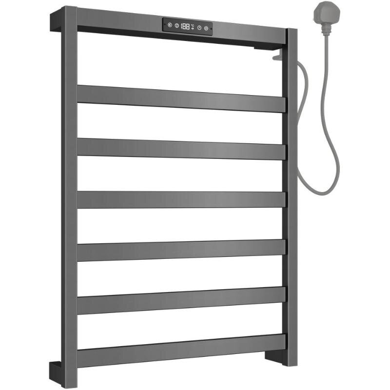 Изображение товара Полотенцесушитель электрический Allen Brau Reality 7.32000-GM, ширина 48 см, высота 65 см, диммер справа, цвет графит браш