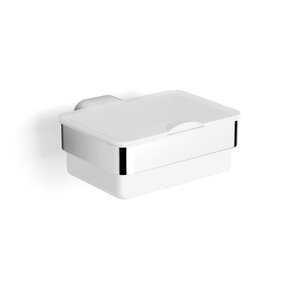 Изображение товара Контейнер для ванной серии Langberger Lugano 24073A хром латунь настенный