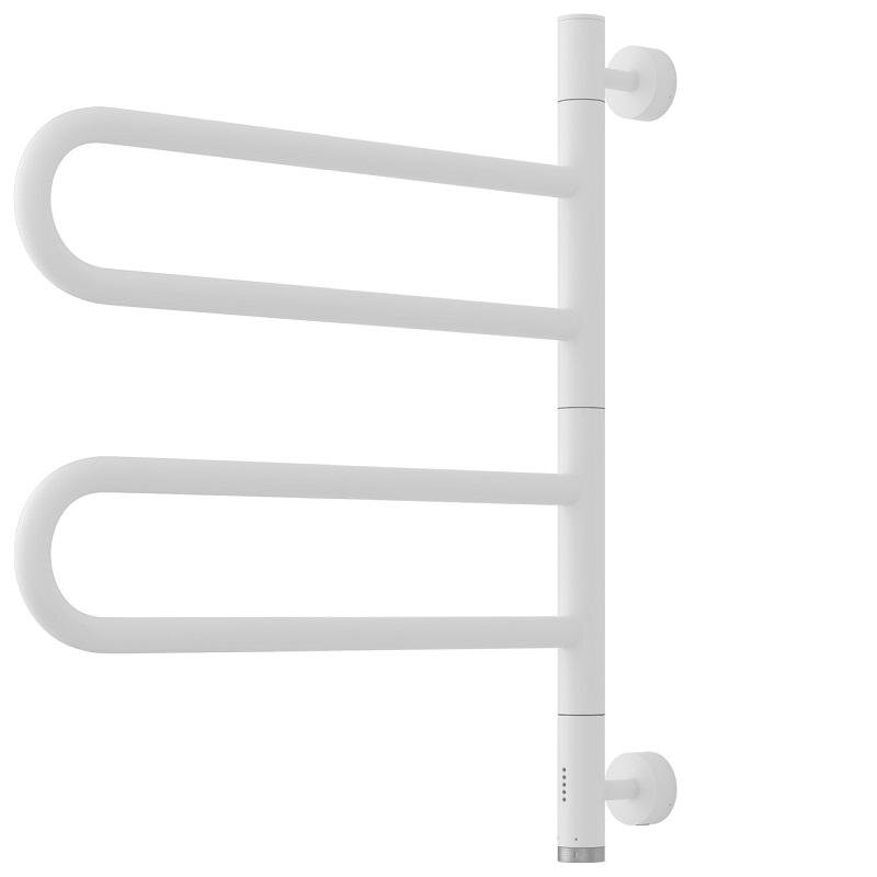 Изображение товара Полотенцесушитель электрический поворотный Сунержа Парео 4.0 30-0823-0567, высота 60 см, ширина 55 см, цвет белый матовый Изображение товара Полотенцесушитель электрический поворотный Сунержа Парео 4.0 30-0823-0567, высота 60 см, ширина 55 см, цвет белый матовый