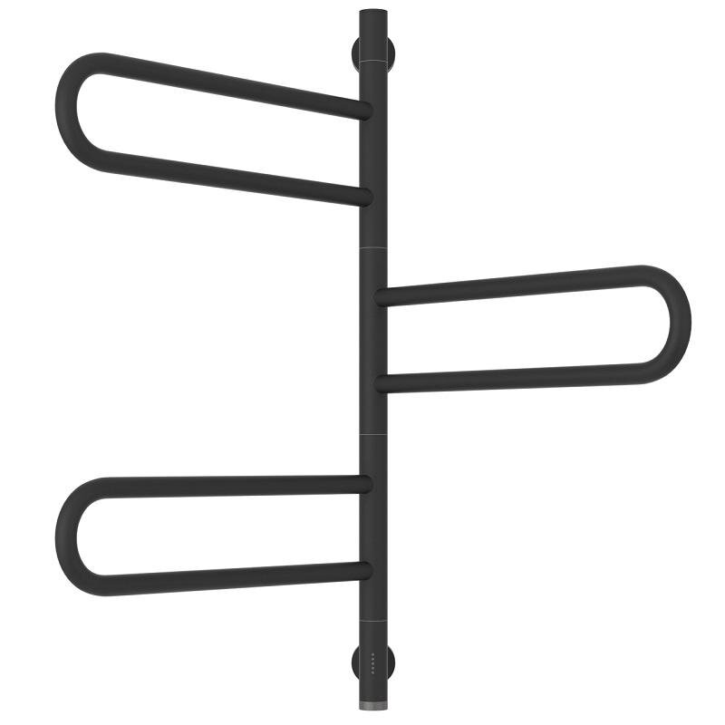 Изображение товара Полотенцесушитель электрический поворотный Сунержа Парео 4.0 15-0823-0773, высота 80 см, ширина 55 см, цвет темный титан муар