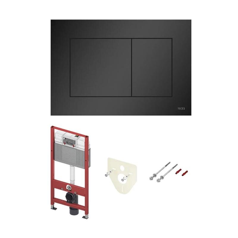 Изображение товара Инсталляция для унитаза TECE Base N500414, клавиша черный матовый