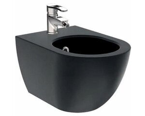 Изображение товара Биде Creavit Free FE510-00SM00E-0000, подвесное, черный матовый